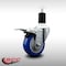 Service Caster 3.5'' SS Blue Poly Swivel 1-1/2'' Expanding Stem Caster Total Lock Brake SCC-SSEXTTL20S3514-PPUB-BLUE-112 - alternate 4